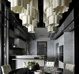 现代餐厅厨房花型灯具